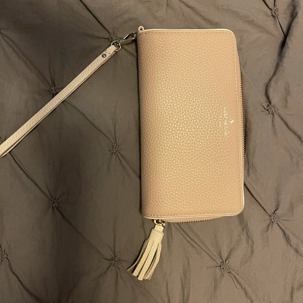Kate Spade double zipper wallet